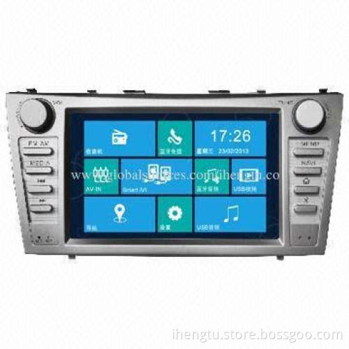 Car navigator for Camery, 8-inches HD screen, with Bluetooth/TV/GPS, smart link with phone apps